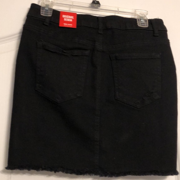 Wax Jean Black Denim Skirt - Picture 5 of 11